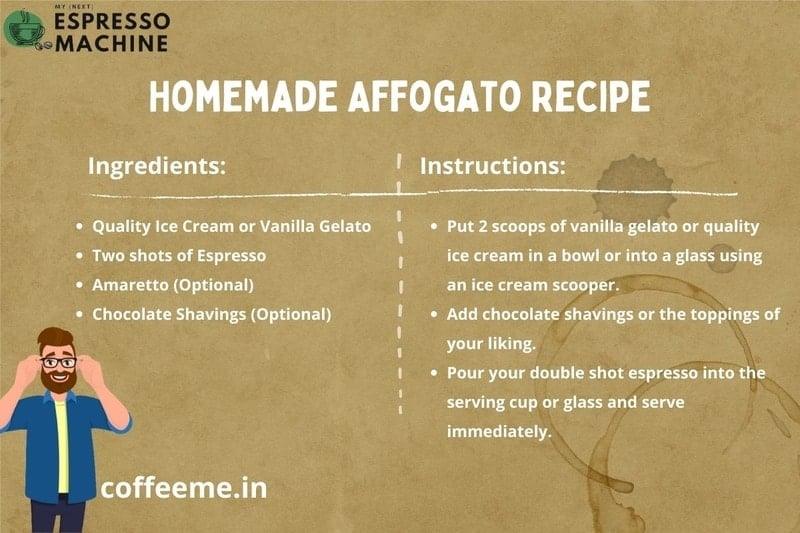 Homemade Affogato Recipe -