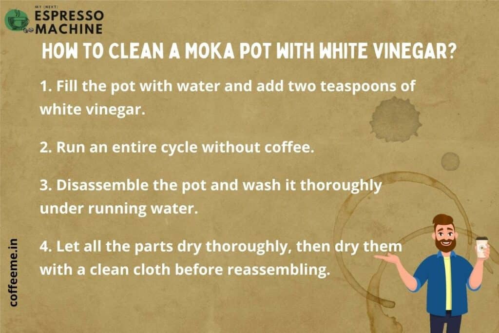 How do you deep clean a Moka pot